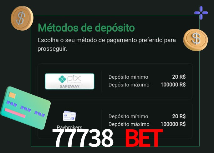 O cassino 77738 Bet oferece uma grande variedade de métodos de pagamento